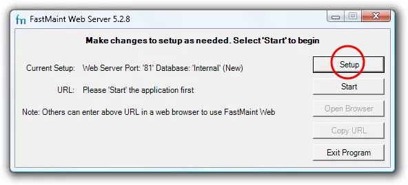 FastMaint Web Server